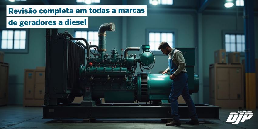 DJP Geradores — campanha revisão completa