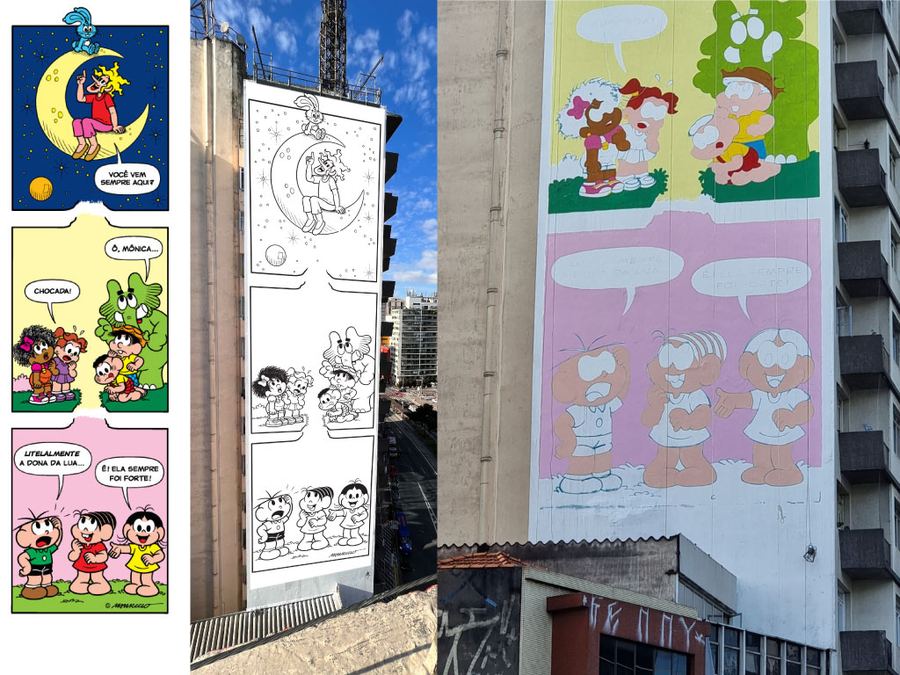 MSP Estúdios — pintura de empena