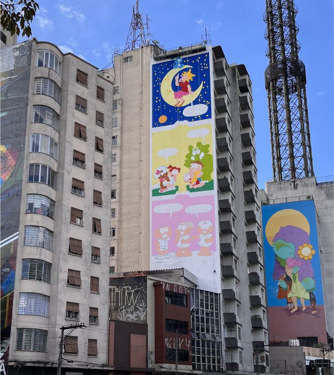 MSP Estúdios — pintura de empena