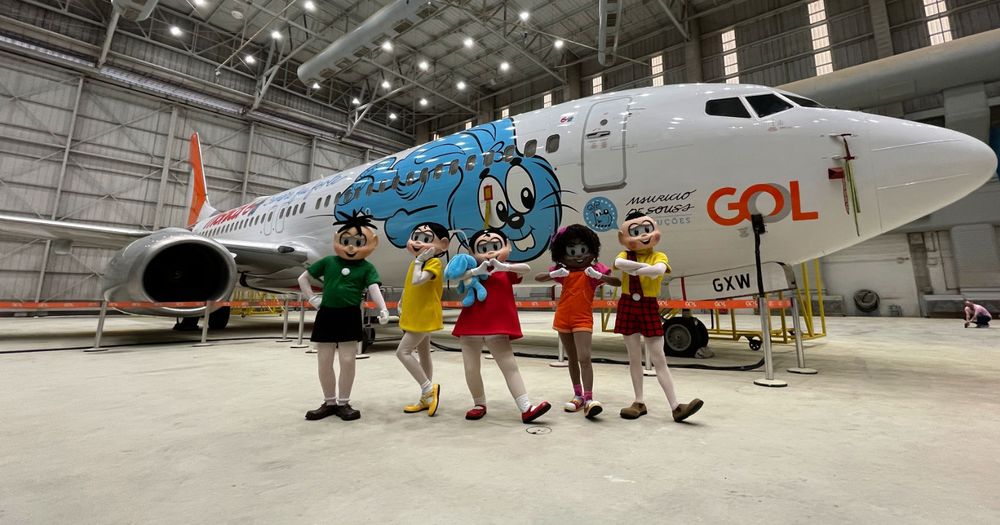 MSP Estúdios — avião Mônica 60 anos