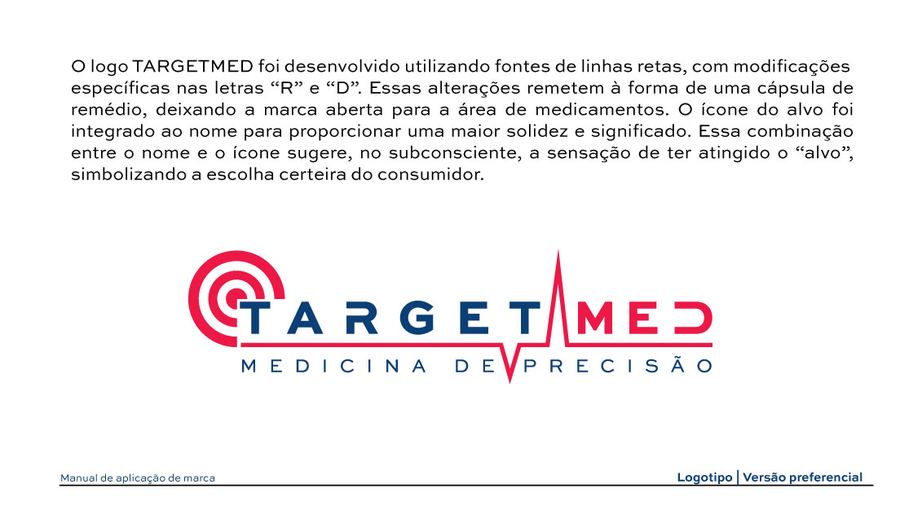 TargetMed — desenvolvimento do logotipo
